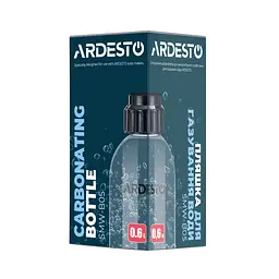 Пляшка для сифону Ardesto 0,5 л прозорий (SMW-B05) - мініатюра 3