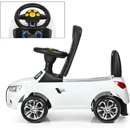 Каталка-толокар Bambi M 3147A-1 музичний білий - мініатюра 4