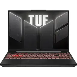 Ноутбук ASUS TUF Gaming FX607VJ- RL184MXM, Intel Core 5 210H, 16 дюймів, RAM 32GB, SSD 512GB + 1TB, nVidia GeForce RTX 3050 6GB, No OS, Mecha Grey
