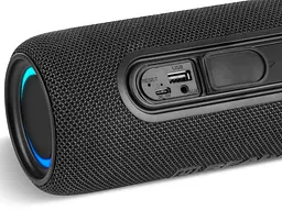 Портативная колонка REAL-EL RX715 10W Bluetooth TWS, RGB, Black - мініатюра 5