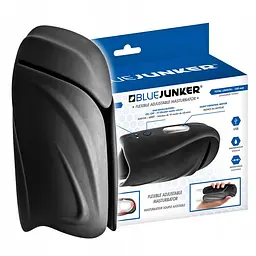 Мастурбатор BlueJunker Flexible Adjustable (чорний) - мініатюра 3