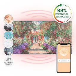 Інфрачервоний обігрівач Klarstein Wonderwall air art розумний до 14 м² (10035134) - мініатюра 7