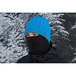 Водонепроникна шапка DexShell Heathered Rib Knit Beanie onesize 56-58 см блакитна - мініатюра 3