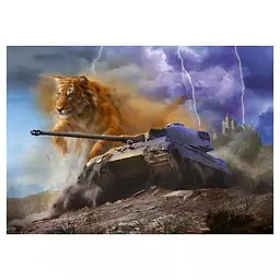 Пазли "World of Tanks: Тигр II" 1000 елементів Premium Plus, 12089 Trefl, в коробці (5900511120899) - мініатюра 2