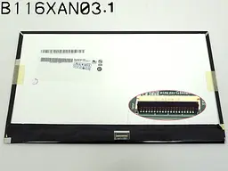 Матриця для планшета 11.6" Slim 1366х768, IPS, 40Pin MiPi внизу по центру, без вушок AUO B116XAN03.1, матова для ASUS VivoTAB TF810