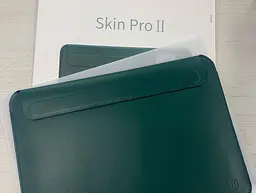 Чохол WiWU Skin Pro II Leather Sleeve Case для MacBook Pro 13 (2016-2019) Forest Green [51487] - мініатюра 2