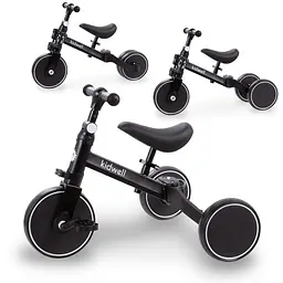 Біговел велосипед Kidwell 3 в 1 Pico Black - мініатюра 8