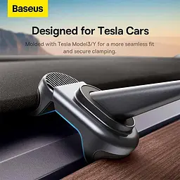 Тримач Baseus T-Space Solar Electric Car Mount C40351300111-00 - мініатюра 7
