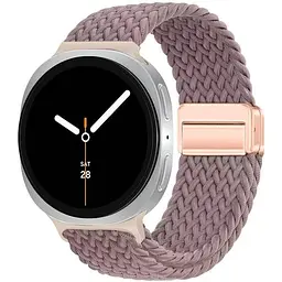 Ремінець для Samsung Watch 8/8 Classic (20x113 mm), Braided Solo Loop, фіолетовий, нейлоновий, текстильний, плетений, еластичний змінний браслет для смарт-годин, ArmorStandart (ARM87354)