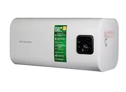 Водонагрівач Ocean UBE-HORIZONTAL 80 Л, 2,0 кВт, "мокрий" ТЕН, горизонтальний, прямокутний, білий (RZF80D-4 ET+WT) - мініатюра 4