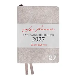 Щоденник діловий Leo Planner 2027 Prime А6 м'який сірий 352 сторінки (252737) - мініатюра 18