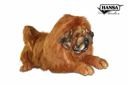 М'яка іграшка Hansa Тибетський мастиф, що лежить, Hansa, 120 см - мініатюра 2