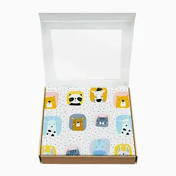 Пелюшка муслінова 80x100 Animals COSAS (4822052263471) - мініатюра 2