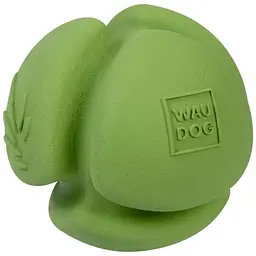 Іграшка для собак Waudog Fun Natural М'яч з біорозкладної гуми 7 см зелена - мініатюра 2
