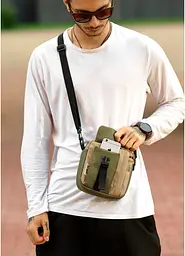 Сумка чоловіча Sambag 17х17х6 см sum0023609 - мініатюра 5
