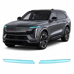Антигравійна захисна бронеплівка за лекалами для Cadillac Escalade IQ EV 2024- оптика (фари та ПТФ)