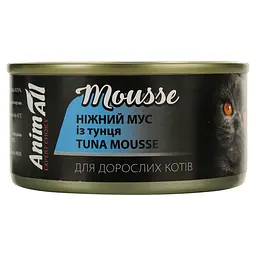  Вологий корм для котів AnimAll ніжний мус із тунця 80 г - мініатюра 2