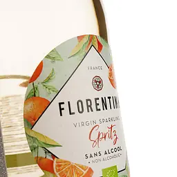 Напій ігристий безалкогольний Florentina Spritz Virgin Sparkling газований рожевий 0.75 л - мініатюра 3