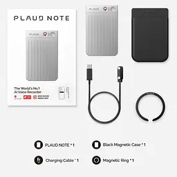 Диктофон Plaud Note ChatGPT Empowered AI Voice Recorder Silver [141651] - мініатюра 8