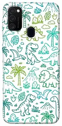 TPU чохол Demsky Dino pattern для Samsung Galaxy M30s / M21