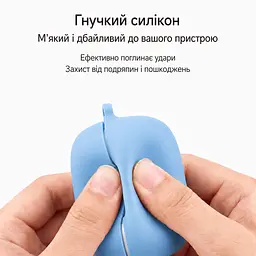 Чохол для навушників BeCover Silicon для Xiaomi Redmi Buds 8 Active Blue (715902) - мініатюра 4