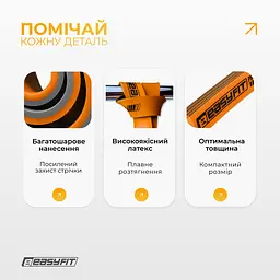 Двошарова резинка для підтягування EasyFit Premium 25-45 кг - мініатюра 4
