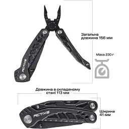 Мультитул Active Handy Tool Black - мініатюра 5