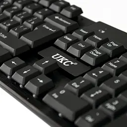 Мембранна бездротова клавіатура з мишкою "UKC" TJ 808, комплект клавіатура та миша (ST) - мініатюра 3