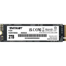 Накопичувач SSD M.2 2280 2TB Patriot (P320P2TBM28)