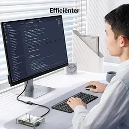 Кабель Ugreen Micro HDMI to HDMI 2.0, 25 см, 4K 60Hz, чорний, з нейлоновою оплеткою, (15842) - мініатюра 5