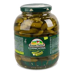 Корнішони Dream Valley Cornichons Pickled Delicacy 1415 мл