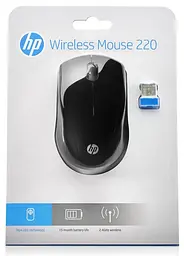 Комп'ютерна миша HP 220 WL чорний teh0014066 - мініатюра 3