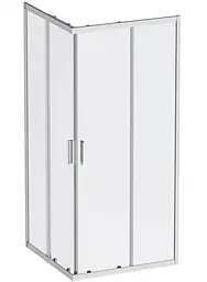 Душова кабіна AM.PM Gem Square Slide 90x90 см без піддону хром матовий W90UG-403-9090MT