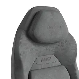 Ігрове крісло HATOR Arc 3 L Velour Grey (HTC3446L) - мініатюра 4