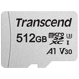 Карта пам'яті Transcend 512GB microSDXC Class 10 U3 (TS512GUSD300S-A) - мініатюра 2