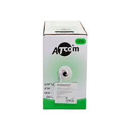Кабель мережевий Atcom UTP cat.5e Standart CCA 305 м (3799) - мініатюра 3