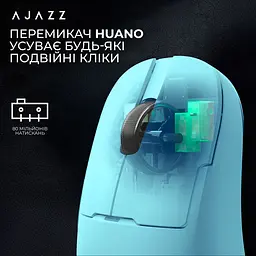 Миша Ajazz AJ159P MC Wireless/Bluetooth/USB Blue Charging Dock (AJ159P-MC-Blue) - мініатюра 9