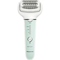 Panasonic Епілятор пінцетний, акумуляторний, пінцет.-60, волог.+сух., насадок-4, футляр, салатово-білий