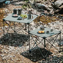 Складаний стіл Naturehike CNK2450JJ013, L, алюміній, сірий - мініатюра 9