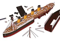 3D пазли для дітей Revell "Корабель Титанік" з підсвіткою 00154 - мініатюра 6
