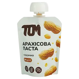 Арахісова паста ТОМ класична 64 г (865796) - мініатюра 2