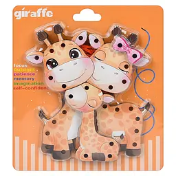 Дерев'яна іграшка-шнурівка Жираф MD 0769(Giraffe) від 3 років