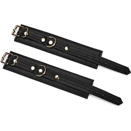 Наручники Liebe Seele Black Organosilicon Wrist Cuff - мініатюра 4