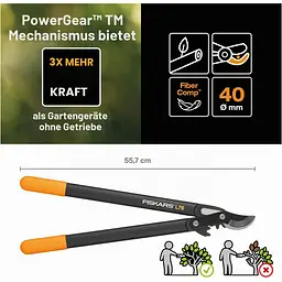 Площинний сучкоріз Fiskars PowerGear L76-M (1001553) - мініатюра 2