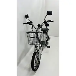 Електровелосипед Minako V4 PRO двомісний 800W/60V/24Ah із заднім амортизатором сірий - мініатюра 10