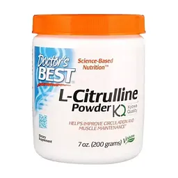 Амінокислота Doctor's Best L-Цитруллин в порошку, L-Citrulline Powder, 200 гр. (DRB-00437)