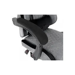 Крісло ігрове GT Racer X-2324 Gray/Black (X-2324 Fabric Gray/Black Suede) - мініатюра 9
