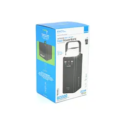Батарея універсальна ACL 80000mAh, 22.5W, USB/Micro/Type-C/Lighting, Flashlight (PW-152) - мініатюра 4