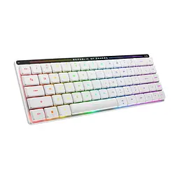 Клавіатура ASUS ROG Falchion RX Low Profile Red Wireless/Bluetooth/USB UA White (90MP03EC-BKMA10) - мініатюра 4