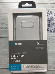 Чохол прозорий протиударний Speck Presidio Clear 124577-5085 для Samsung Galaxy S10e - мініатюра 2